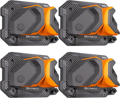Snowboard Wall Rack for Garage - Fits Any Ski/Board, Damage-Free Storage Mount Holders, Space-Saving Winter Gear Organizer