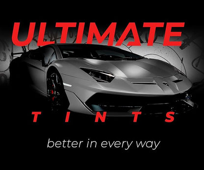 VViViD+ Ultimate Headlight Taillight Tint Vinyl Wrap (16" x 30ft, Light Smoke)