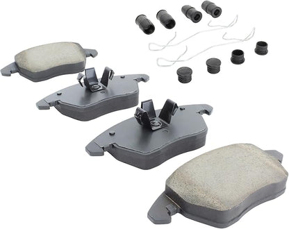 Premium Ceramic Front Brake Pads (1001-1107BC) Compatible with Audi A1 2015-2017, Volkswagen Beetle 2012-2019, Volkswagen Jetta 2011-2018