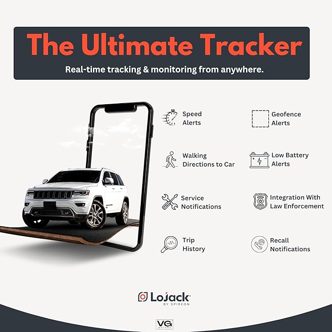 LoJack for Cars | GPS Tracker for Vehicles No Monthly Fee | Anti Theft Car Device | Professional Installation Included | Integrated with Law Enforcement (3 Years of Service)