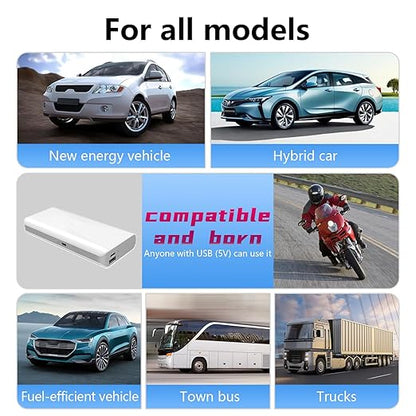 GPS Digital Speed Meter with MPH, Car Head Up Display for All Cars, USB Cable Plug & Play