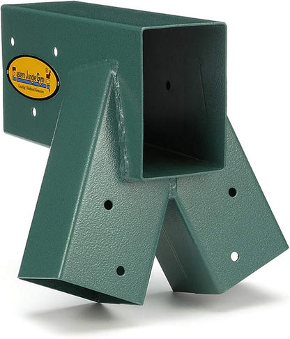 Eastern Jungle Gym Easy 1-2-3 A-Frame Swing Set Bracket Heavy Duty for EZ, Simple Install - DIY Swing Set Parts Green