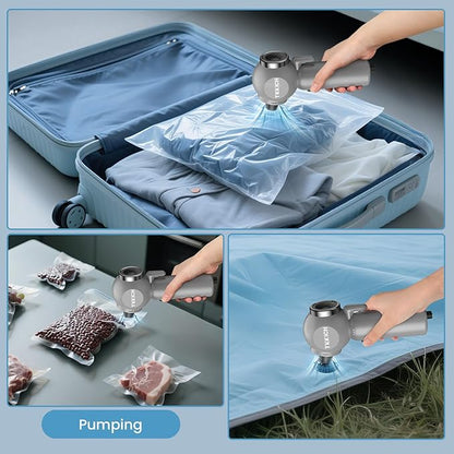 Car Vacuum Portable Cordless,3 Suction Modes,Portable Mini Cordless Cleaner with 18000pa Suction Power,Type-C Charge,7 in 1 mini Handheld Vacuum for Home,Car, Office Desk, Keyboards
