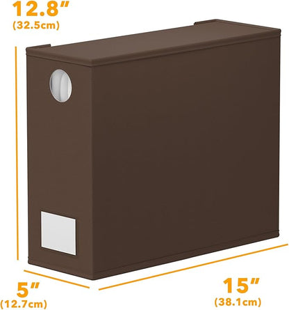 SpaceAid 9 Pack Bed Sheet Organizers and Storage, Foldable Sheet Organizer with Window for Linen Closet, Set Folder Keeper for Queen & King Size Bedding Storage (Brown)