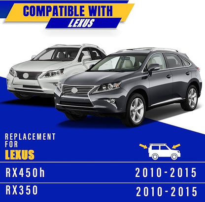 3 wipers Replacement for 2010-2015 Lexus RX450h/2010-2015 Lexus RX350, Windshield Wiper Blades Original Equipment Replacement - 26"/22"/16" (Set of 3) U/J HOOK