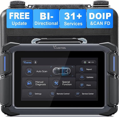 VDIAGTOOL Bidirectional Scan Tool VD70 Lite, OBD2 Scanner Diagnostic Tool with 31+ Resets, 2025 Scanner for Car, Full System Scan, CAN FD & DoIP, Free Update