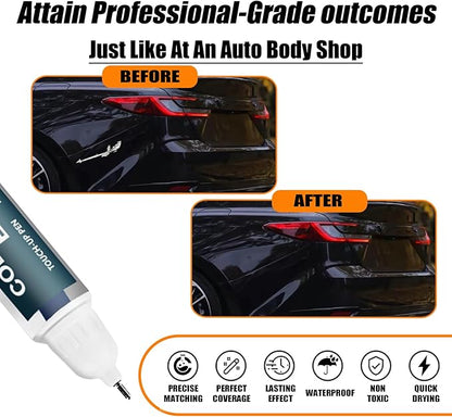 218 Attitude/Midnight Black Metallic Touch Up Paint for Toyota, Car Paint Pen Scratch Repair Two-In-One Touch Up Paint, Premium Car Scratch Remover for Deep Scratches