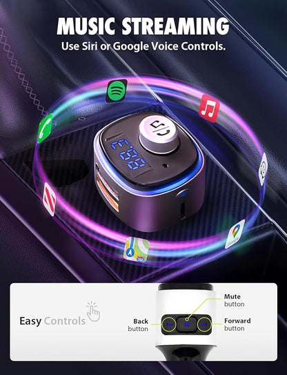 Bracketron Roadtripper Voice Car Audio Bluetooth FM Transmitter - BT5-767-2