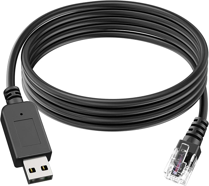 Radar Detector Cable, USB to RJ11 Plug,Replacement Radar Detectors Power Cable for Escort MAX 360 Unide R1 R3 R4 DFR8 DFR9 Passport 9500i Radenso XP Beltronics STI Radar Detectorr(RJ11-9.84ft)
