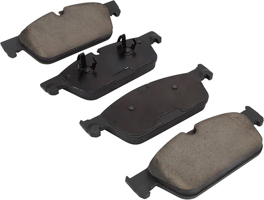 Premium Semi-Metallic Front Brake Pads (1001-1636M) Compatible with Mercedes-Benz GL350 2014-2013, GLE43 AMG 2019-2017, ML500 2014-2012, ML550 2014-2012