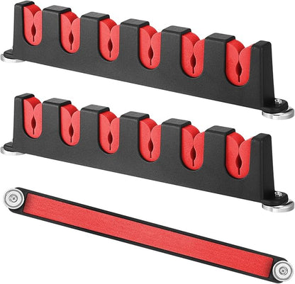 2 Pcs Magnetic Fishing Rod Holder for Car Fishing Pole Rack Vertical Rod Storage Holders for Truck Bed Boat Wall Garage Door
