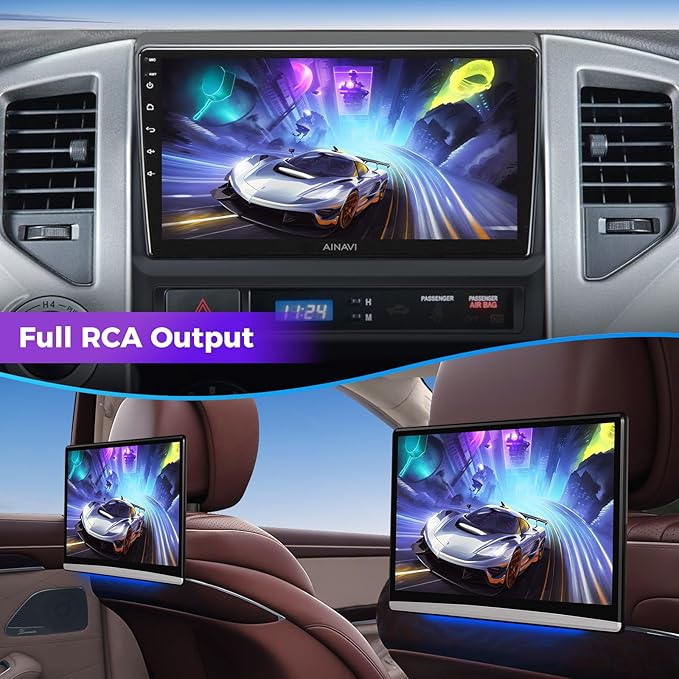 for Toyota Tacoma Radio Upgrade 2005-2015, QLED Touch Screen Car Stereo 9 inch Android 13 Head Unit Replacement with Wireless CarPlay Andriod Auto GPS Navigation 5G WiFi Build in 48EQ FM Radio(2+64G)