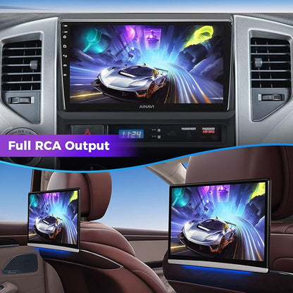 for Toyota Tacoma Radio Upgrade 2005-2015, QLED Touch Screen Car Stereo 9 inch Android 13 Head Unit Replacement with Wireless CarPlay Andriod Auto GPS Navigation 5G WiFi Build in 48EQ FM Radio(2+64G)
