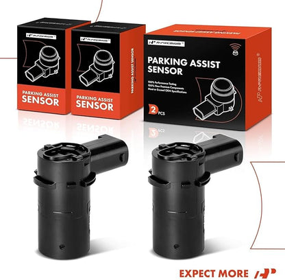 A-Premium 2-PC Rear Reverse Backup Parking Assist Sensor Compatible with Select Ford & Lincoln & Mercury - F-150, F-250 F-350 F-450 F-550 Super Duty, Explorer, Escape, Expedition, Blackwood, Mariner