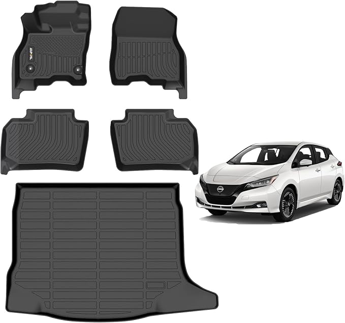 AIPOIL® Floor Mats & Cargo Liner Set for 2018-2025 Leaf | All-Weather | Easy to Clean | All-Round Protection丨Full Set Automobile mats Accessories.