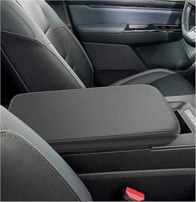 SXCY for 2024 2025 Honda Prologue Armrest Cover [Thin Cover] 2024 2025 Prologue Center Console Cover for 2024 2025 Honda Prologue Console Cover 2024 2025 Prologue Accessory (Brown)