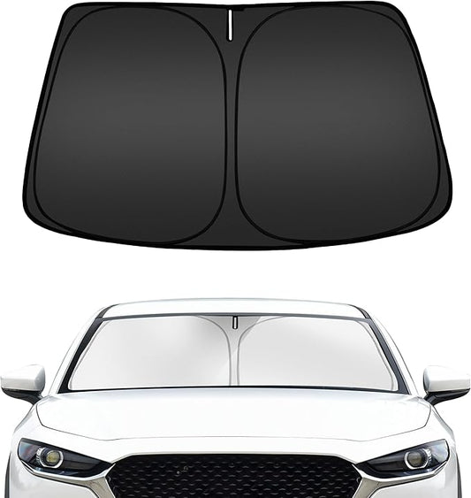 ARISMOTOR Windshield Sun Shade for Mazda CX-30 2019-2025 2026, Custom Fit Foldable Front Window Sunshade Sun Visor Protector, Block UV Rays Keep Your Car Cooler