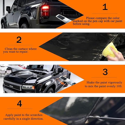 218 Attitude/Midnight Black Metallic Touch Up Paint for Toyota, Car Paint Pen Scratch Repair Two-In-One Touch Up Paint, Premium Car Scratch Remover for Deep Scratches
