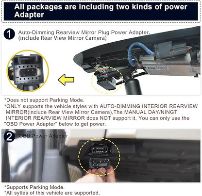 4K Dash Cam Custom fit for GMC Yukon, Yukon XL 2021-2022 (Model B), SLE SLT AT4 Denali, Integrated OEM Look, UHD 2160P Video, WiFi & App, G-Sensor, Loop Recording, Easy to Install, 128GB Card