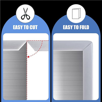 Rubber Edge Trim, Flexible Edge Trim for Sharp Edge, 1/4" U Channel Edge Protector, Self Adhesive Edge Guards for Plywood, Glass, Flexiglass and Sheet Metal Parts, 20Ft, Grey Color