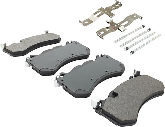 Premium Ceramic Front Brake Pads (1001-1291C) Compatible with 2007-2022 Audi/Mercedes-Benz (AMG GT/AMG GT 43/AMG GT 53/AMG GT 63/AMG GT 63 S/AMG GT C/AMG GT R/AMG GT S/C63 AMG & More)