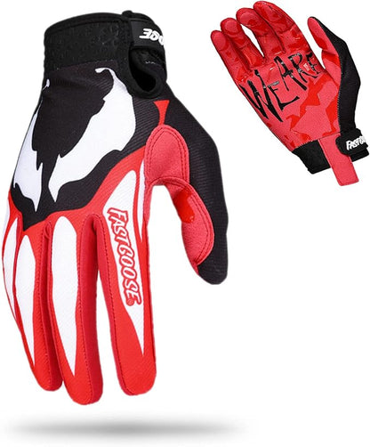Dirt Bike Motorcycle Gloves - Motocross, Motorbike & ATV Off Road Racing Sports Cycling Gloves