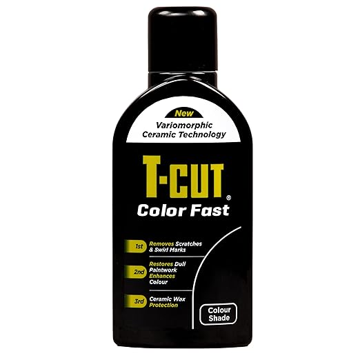T-Cut Black Scratch Remover Color Fast Paintwork Restorer Car Polish, 13 Colors Available, 17 Fl Oz