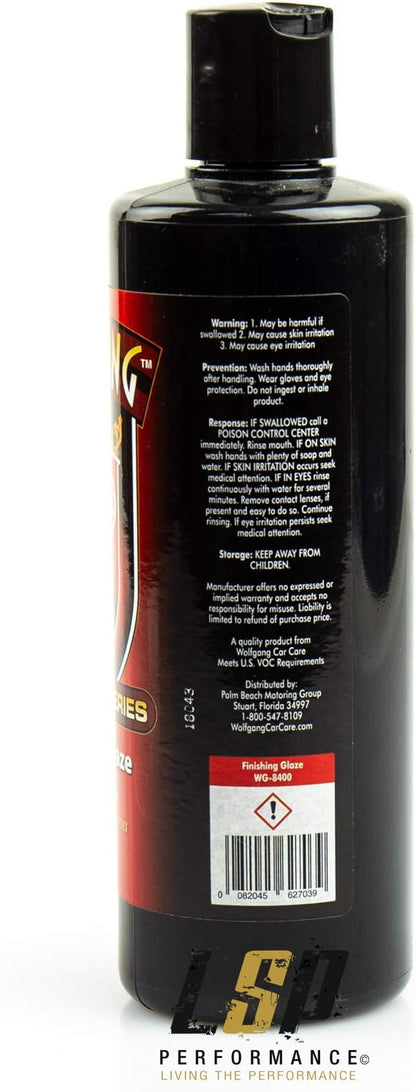 Wolfgang Concours-Series Finishing Glaze 3.0 | Gloss-Enhancing Glaze & Finishing Polish | Maximizes Depth & Clarity for All Paint Types | WG-8400 | 16 oz