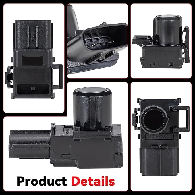 4pcs PDC Bumper Parking Aid Assist Sensor Backup Reverse Radar Replacement Kit - Compatible with 2011-2017 Toyota Sienna Lexus 2010-2013 GX460 2010-2012 RX350 RX450h - 89341-48010 89341-60030