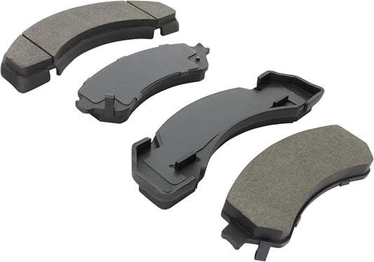 Premium Semi-Metallic Front Brake Pads (1001-0717M) Compatible with 1984-2005 Chevrolet/Freightliner/GMC (C3500/C3500HD/C50/C5000/C60/C70/C7000/FL50/FL60/FL70/Silverado 3500 & More)