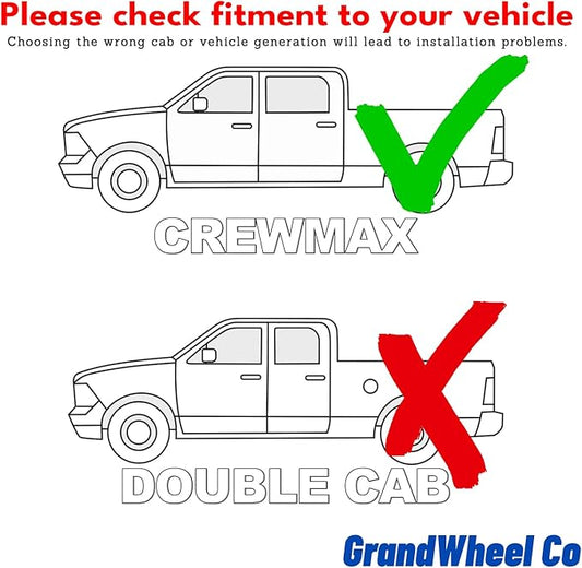 Window Deflectors Smoke Tinted In-Channel Side Window Vent Visor Deflectors Rain Guards Compatible with Toyota Tundra 2022-2025 CrewMax - 4pcs. GW0732