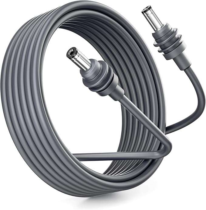 Starlink Mini Power Cable 10FT/3M DC Power Cable DC to DC Replacement 18AWG for Starlink Accessories Charging Cord Waterproof Outdoor