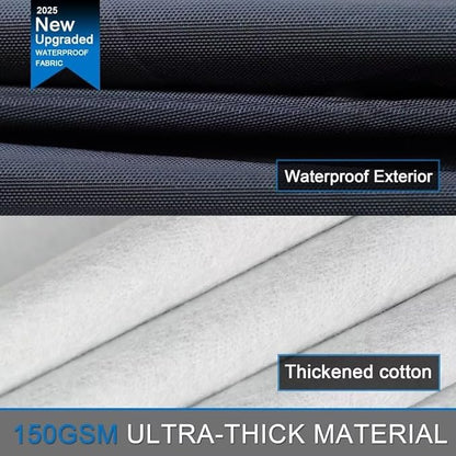 Ford Maverick Truck Cover Custom Fit 2021-2026 SuperCrew Cab Short Bed(4.5') with Door Zipper, 10 Layers Outdoor Heavy Pickup Truck Cover Waterproof All Weather, Wind Dust Sun Protector.