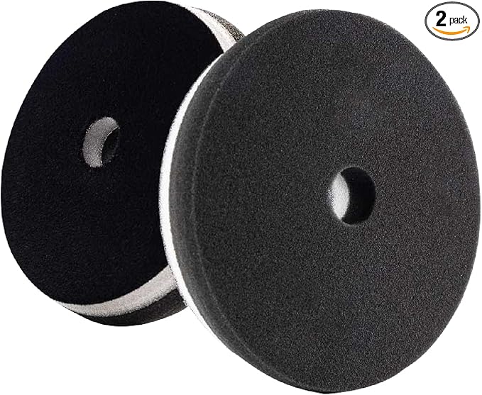 Lake Country 5.5" HDO Black Foam Finishing Pad (1-Pack) – Premium Heavy Duty Orbital Finishing Pad for Painted Surfaces – Fits 5" Backing Plate