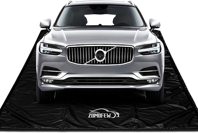 Garage Car Mat, Non-Slip Garage Floor Mat, Heavy Duty Waterproof Containment Mat for Snow Ice Water and Mud (7'9" x 16')