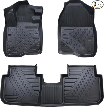 CRV Floor Mats Compatible with 2023-2026 Honda CR-V，All Weather Protection Waterproof Durable Anti-Slip Odorless Custom-fit TPE Floor Liner Front and Rear Row Set
