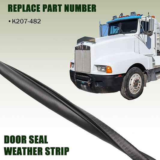 ZONFANT Cab Rubber Weatherstrip Car Door Seal Compatible with Kenworth Vehicle T600 T800 W900 with Superior Sealing and Noise Reduction, Replace#K207-482