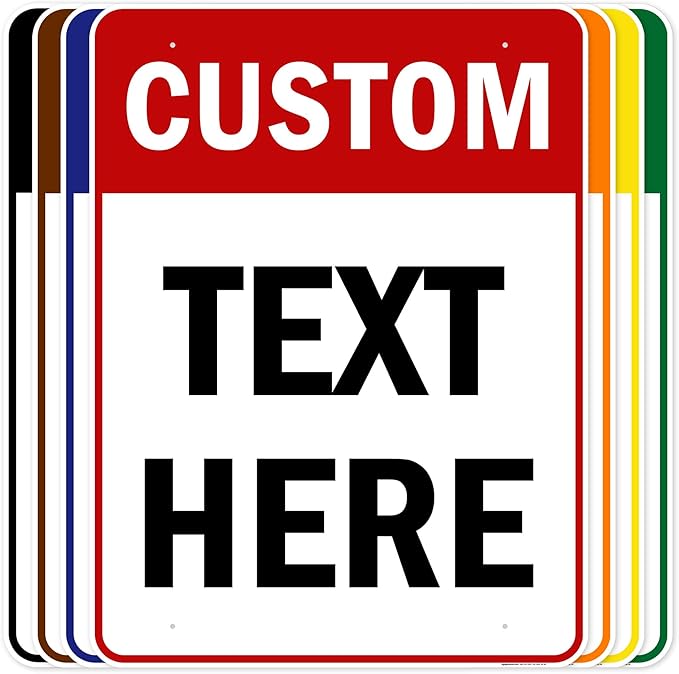 Custom Sign, Custom Sign for Business, Indoor/Outdoor use. 36x48 Inches, Rust Free DiBound, Fade Resistant, Made in USA by My Sign Center (Header)