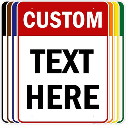 Custom Sign, Custom Sign for Business, Indoor/Outdoor use. 36x48 Inches, Rust Free DiBound, Fade Resistant, Made in USA by My Sign Center (Header)