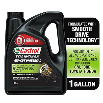 Castrol Transmax ATF/CVT Universal Automatic Transmission Fluid, 1 Gallon (Pack of 3)