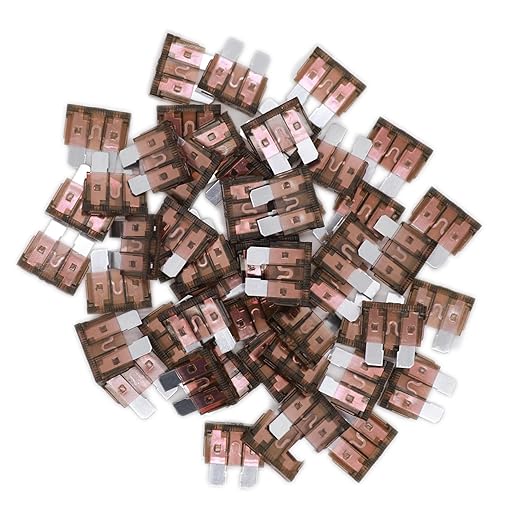 (80Pcs) 7.5 Amp Standard Fuse, 7.5A Car Blade Fuses for Car/RV/Truck/SUV/Motorcycle/Boat