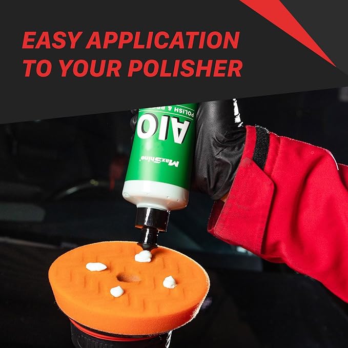 Maxshine All-in-One Polish & Protect, 16oz | Synthetic Polymer Formula, Removes Swirls & Oxidation, Gloss Finish | Paint Correction & Protection
