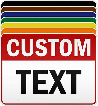 Custom Sign, Custom Sign for Business, Indoor/Outdoor use. 36x48 Inches, Reflective, Rust Free DiBound, Fade Resistant, Made in USA by My Sign Center (Header)