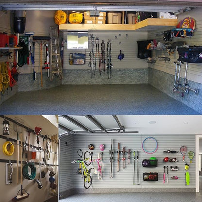 Heavy Duty Utility Garage Storage Hooks,Universal Wall Mount J Organizer Hangers for Hoses,Garden Tools,Cords,Cables,Toy Bag