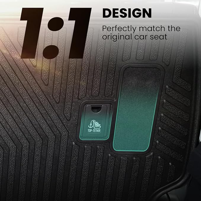 LASFIT Premium Extra Thick Rear Seat Back Covers for Toyota 4Runner 2025 Seat Back Cover | TPE Custom Fit Waterproof 4 Runner 2025 5/7 Seater Second Row Back Seat Backrest Protector Mat Liner