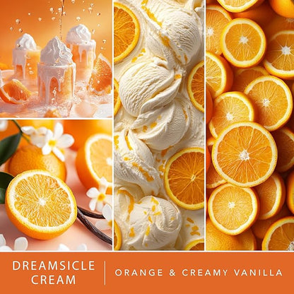 Scentsationals Wax Melts Staycation 4-Pack – Long Lasting Wax Cubes with Strong Scent for Warmers – Includes Frozen Lemonade, Caribbean Clouds, Warm White Sands & Dreamsicle Cream – 10oz (24-Cubes)