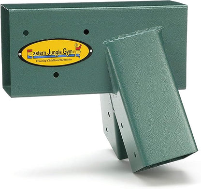 Eastern Jungle Gym Easy 1-2-3 A-Frame Swing Set Bracket Heavy Duty for EZ, Simple Install - DIY Swing Set Parts Green