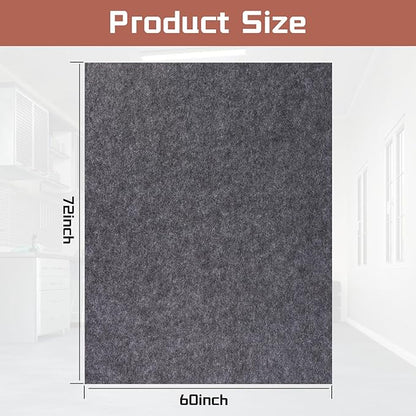Garage Floor Mats Oil Spill Mat, Premium Absorbent Oil Pad, Waterproof Mats, Reusable, Washable, Protect Garage Floor Surface from Spill & Stain (60" x 72")