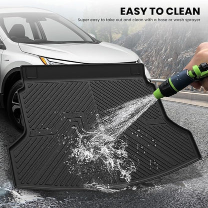 LASFIT Trunk Mat for Honda CRV 2012-2016, All Weather Custom Fit TPE Cargo Mat for CR-V 2012 2013 2014 2015 2016 Trunk Liner Trunk Tray Cargo Liner Cargo Tray, Black