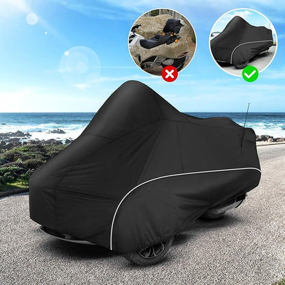 for Spyder F3 Full Cover Compatible with Can-Am Spyder F3T Tour & Limited 300D Oxford Fabric Protector from Dust Snow Rain Sun Rays